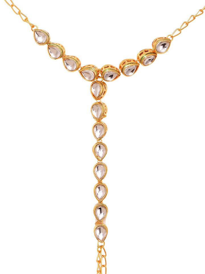 Beaded Kundan Hathphool (Pack Of 2) - Image 3