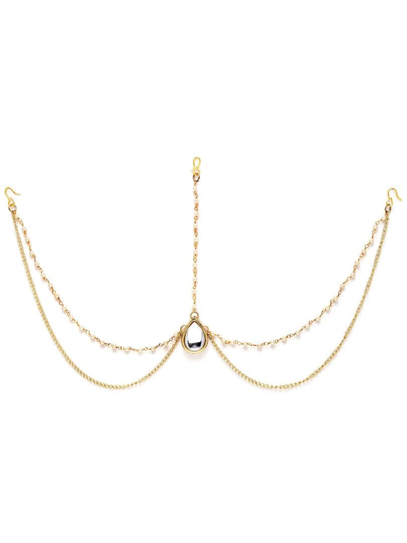 Women Gold Hook Gold Plated Alloy Hair Accessories - Image 4