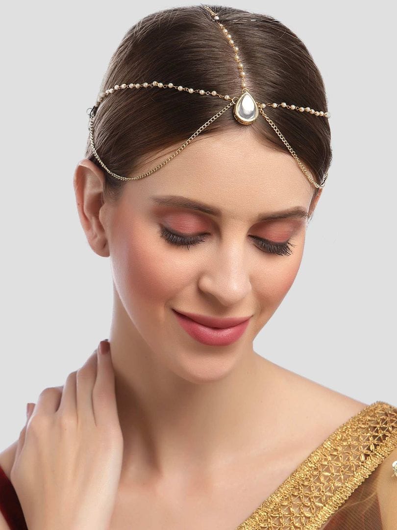 Women Gold Hook Gold Plated Alloy Hair Accessories - Image 3