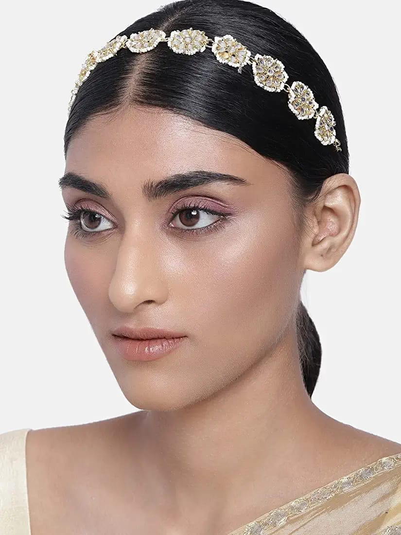 Women Gold Hook Gold Plated Alloy Hair Accessories - Image 4