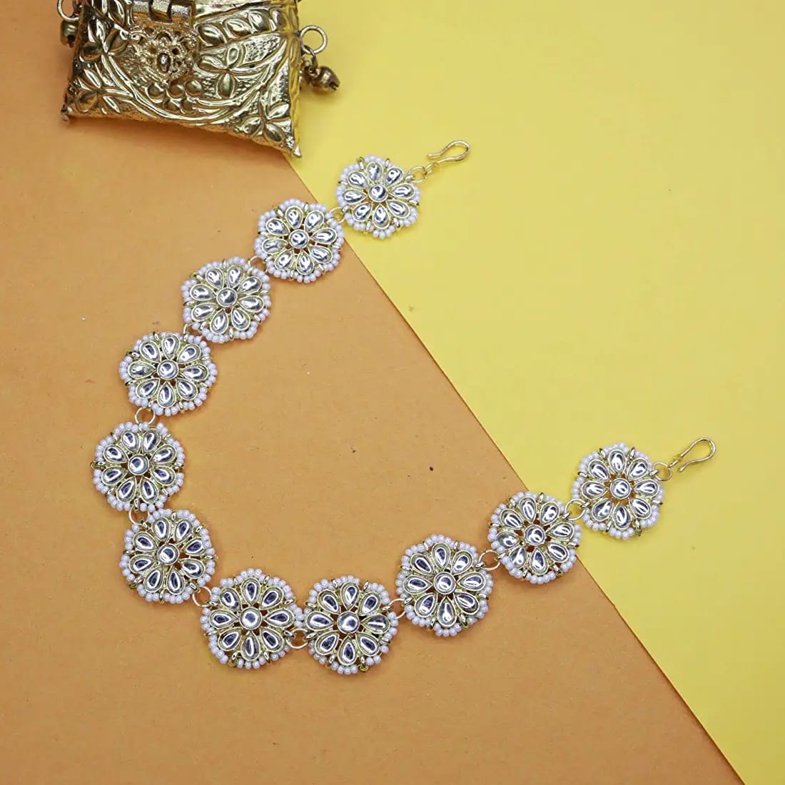 Women Gold Hook Gold Plated Alloy Hair Accessories - Image 2