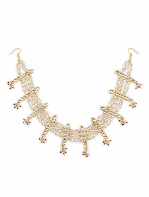 Gold-Toned Kundan-Studded Mathapatti - Image 3