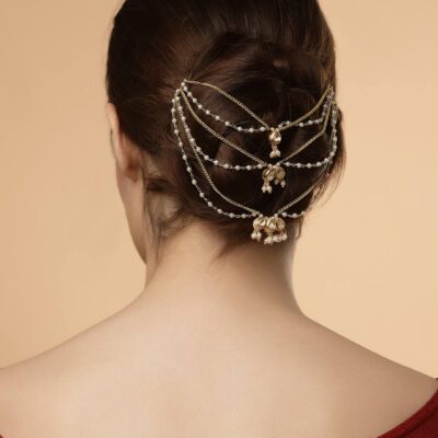 Gold-Plated Kundan-Studded Mathapatti