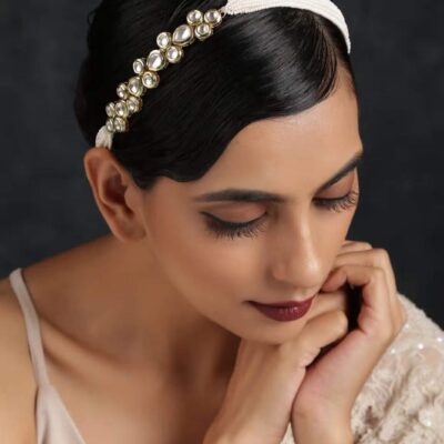 Gold-Plated Kundan-Studded Mathapatti