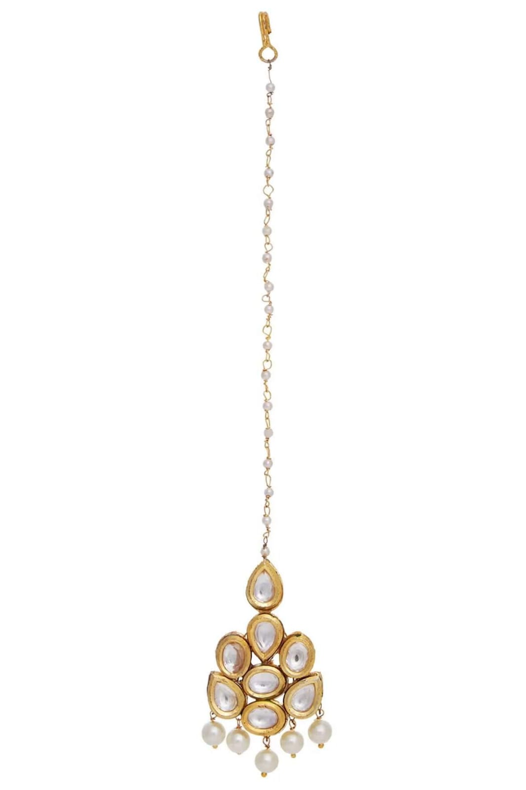 Gold-Plated Kundan-Studded Mangtika - Image 3