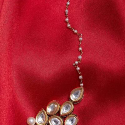 Gold-Plated Kundan-Studded Mangtika