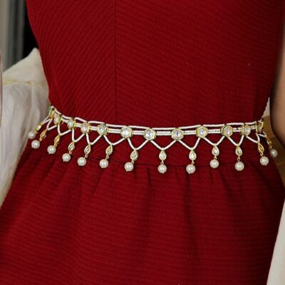 Gold Tone Kamarbandh West Belt