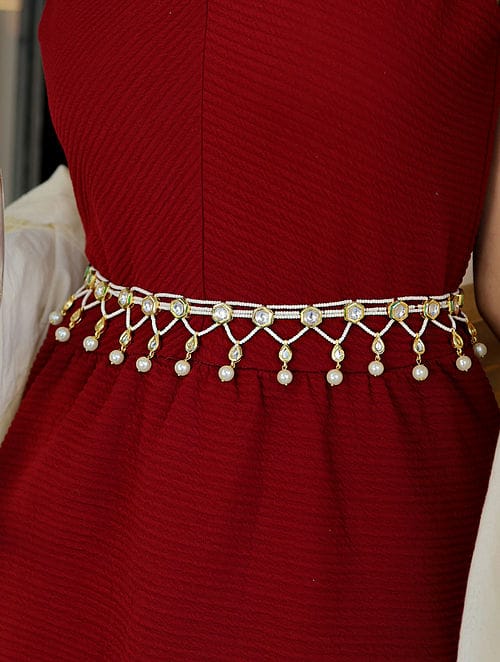 Gold Tone Kamarbandh West Belt