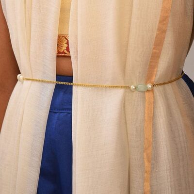 Gold Tone Kamarbandh West Belt
