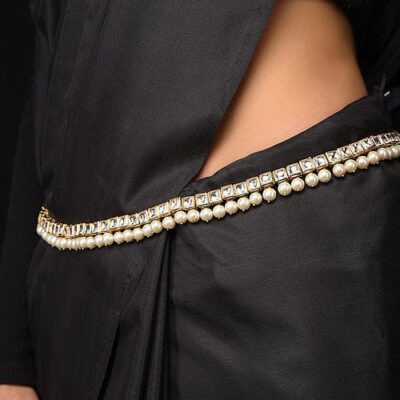 Gold Tone Kamarbandh West Belt