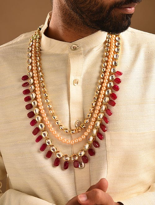 Man's Groom Necklace for Sherwani