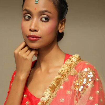 Turquoise Blue Kundan Maang Tikka