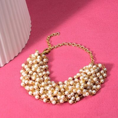 Multistrand Pearls Bracelet