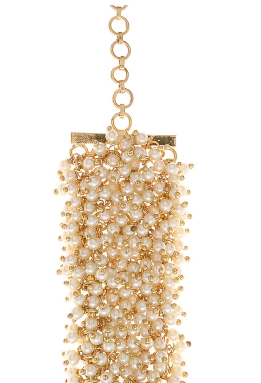 Gold Plated Kundan Pearl Bracelet - Image 5