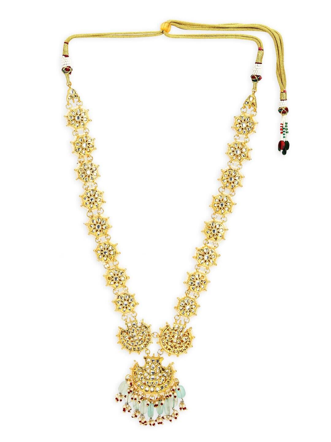 Kundan Long Necklace - Image 4