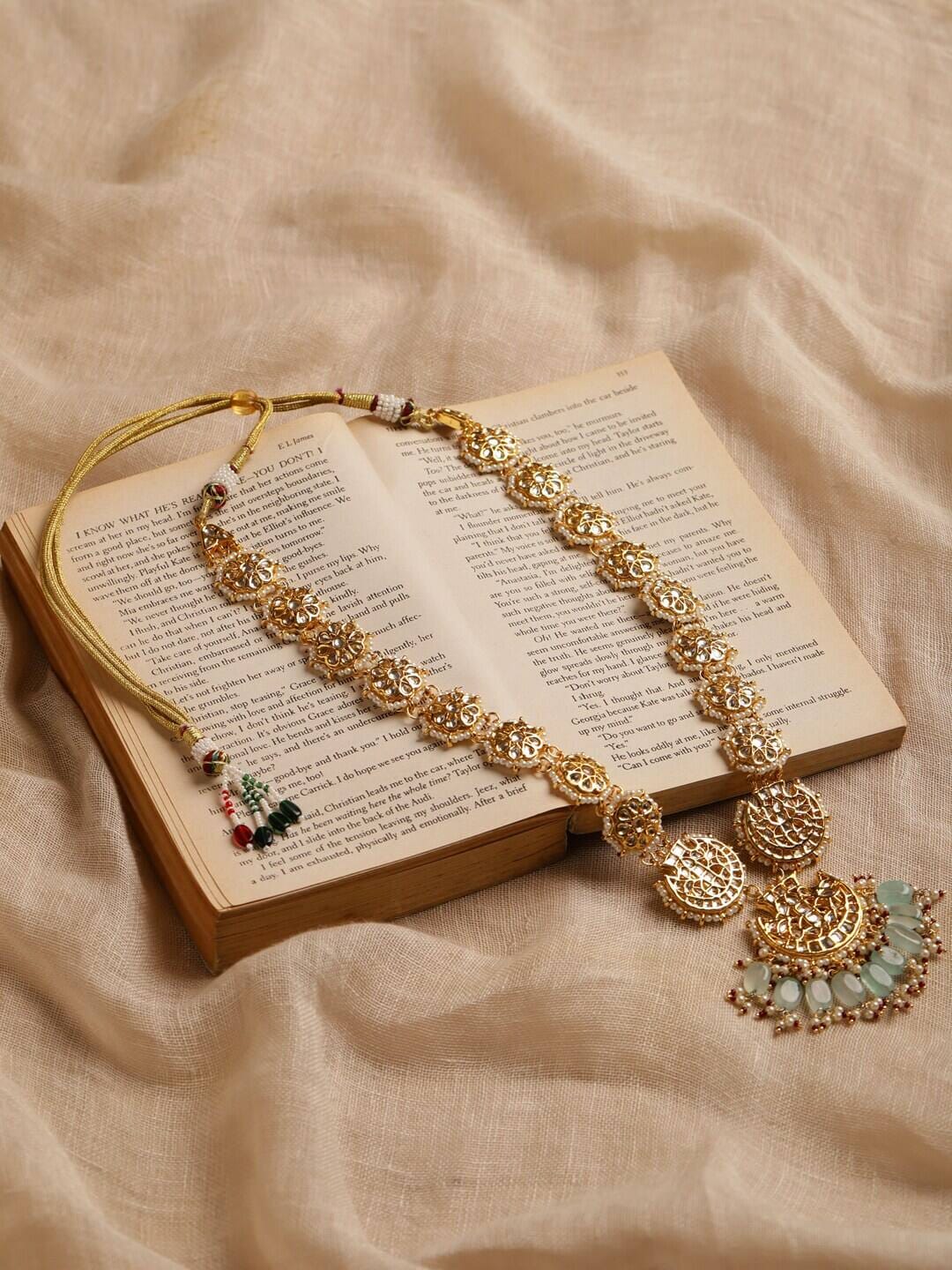 Kundan Long Necklace