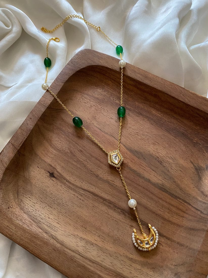 Kundan Polki Chain Necklace