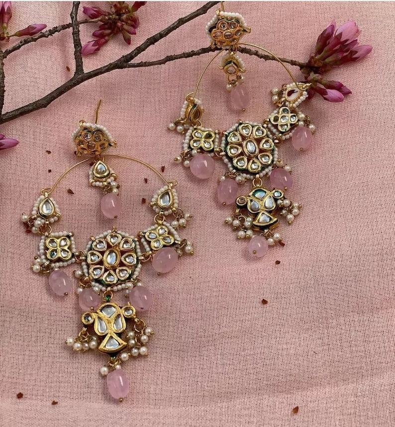 Kundan Meena Jadau Earring