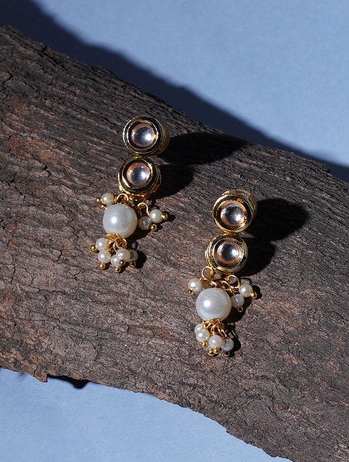 Kundan Meena Jadau Earring