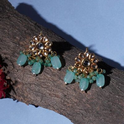 Kundan And Pearl Earrings