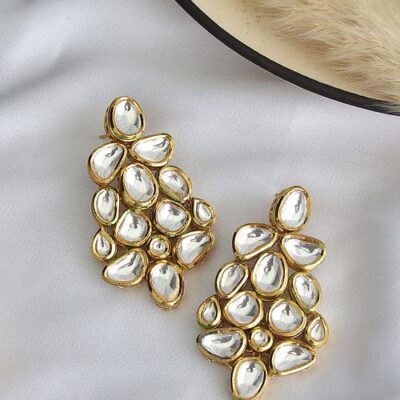Kundan And Pearl Earrings