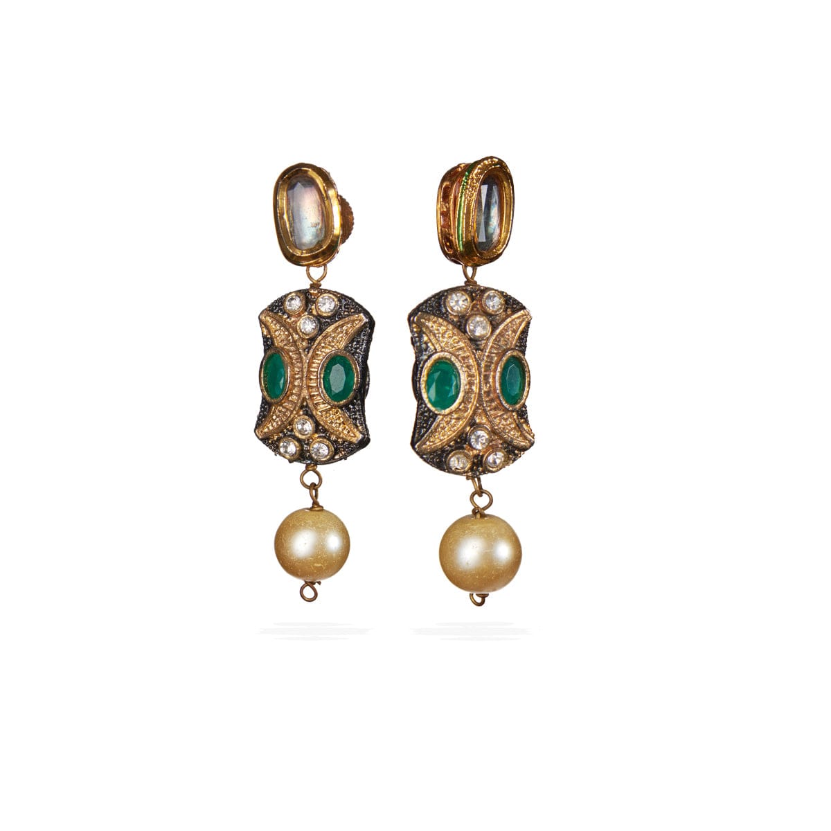 Uncut Kundan Polki Earrings