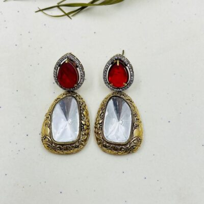 Uncut Kundan Polki Earrings