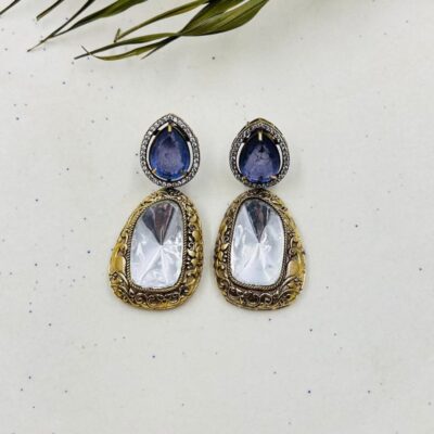Uncut Kundan Polki Earrings