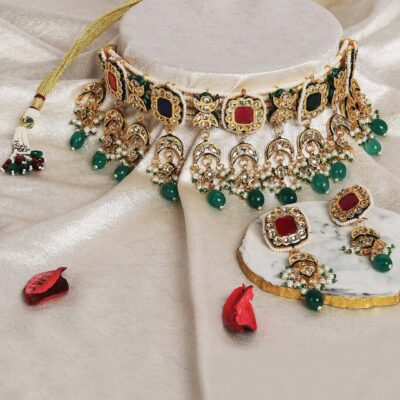 Navratan Kundan Necklace