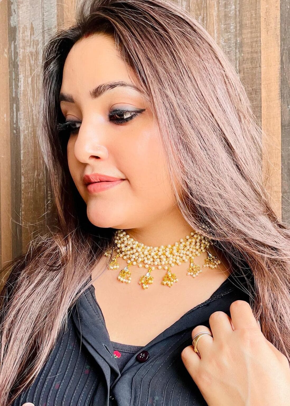 Kundan Pearl Choker - Image 2