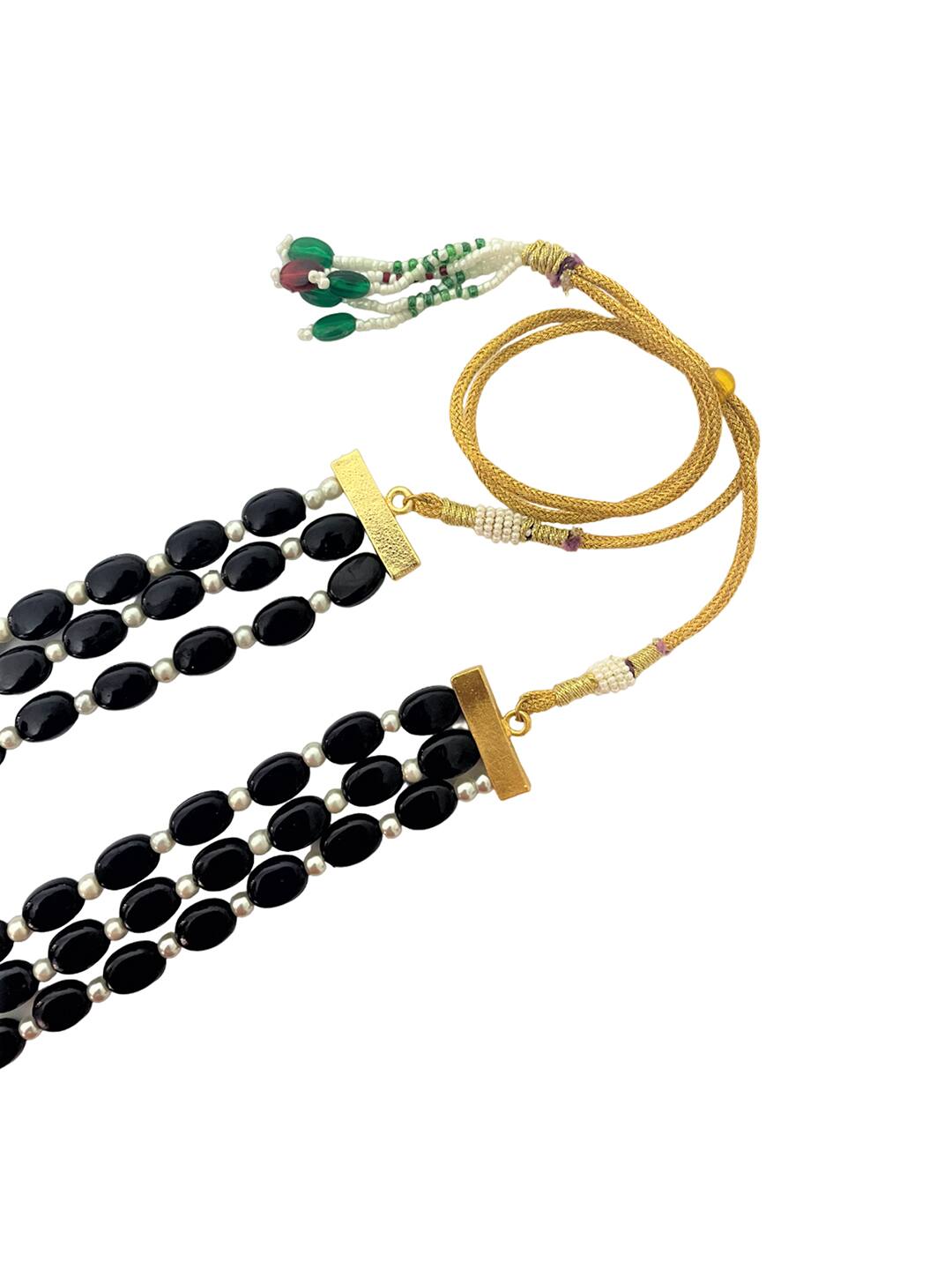 Gold Plated Alloy Earring and Necklace Set - Image 3