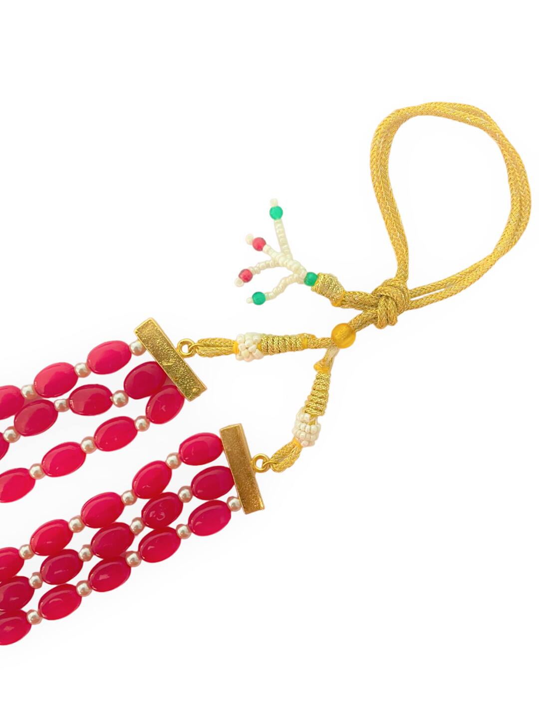 Gold Plated Alloy Earring and Necklace Set - Image 5