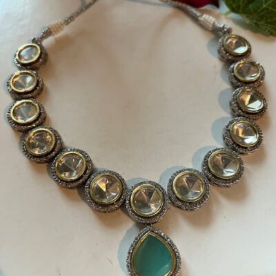 Sabyasachi Inspired Polki Jewelry Set