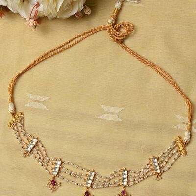 Kundan Pearl Choker Set