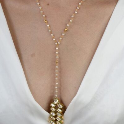 Long Kundan Necklace