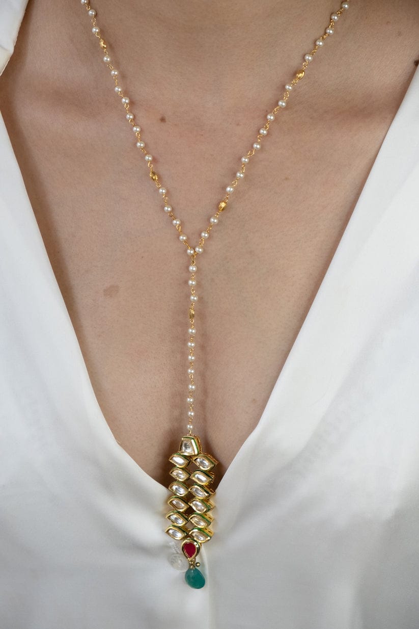 Long Kundan Necklace