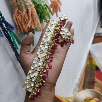 Sabyasachi Inspired Polki Jewelry Set