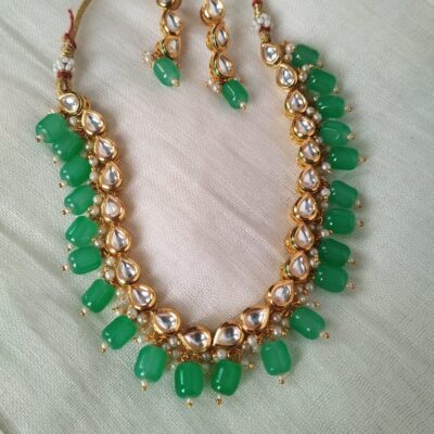 Kundan Necklace With Earrings
