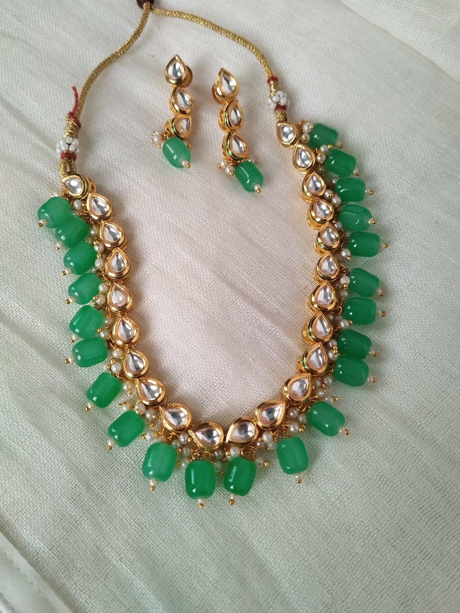 Kundan Necklace With Earrings