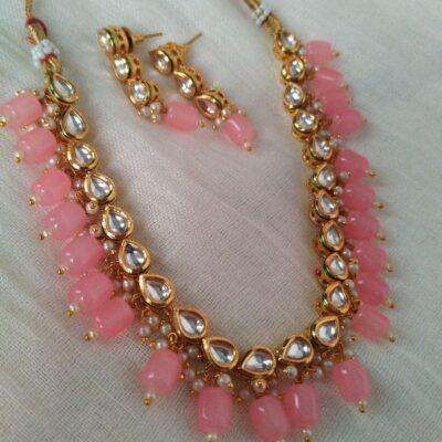 Kundan Necklace With Earrings