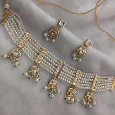 Kundan Necklace With Earrings