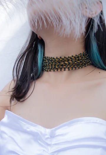 Green Pearl Necklace