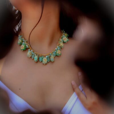 Green Beads Necklace