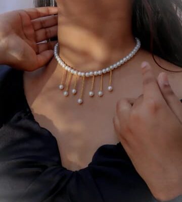 Handcraft White Peral Necklace