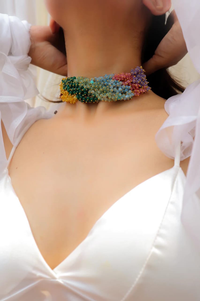 beautiful Handcraft Multi Peral Necklace