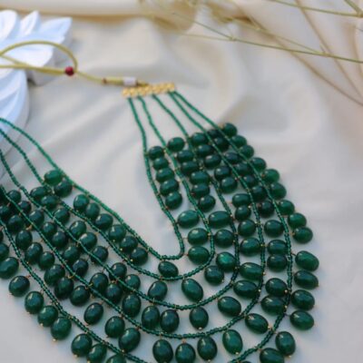 Emarald Green Stone Necklace