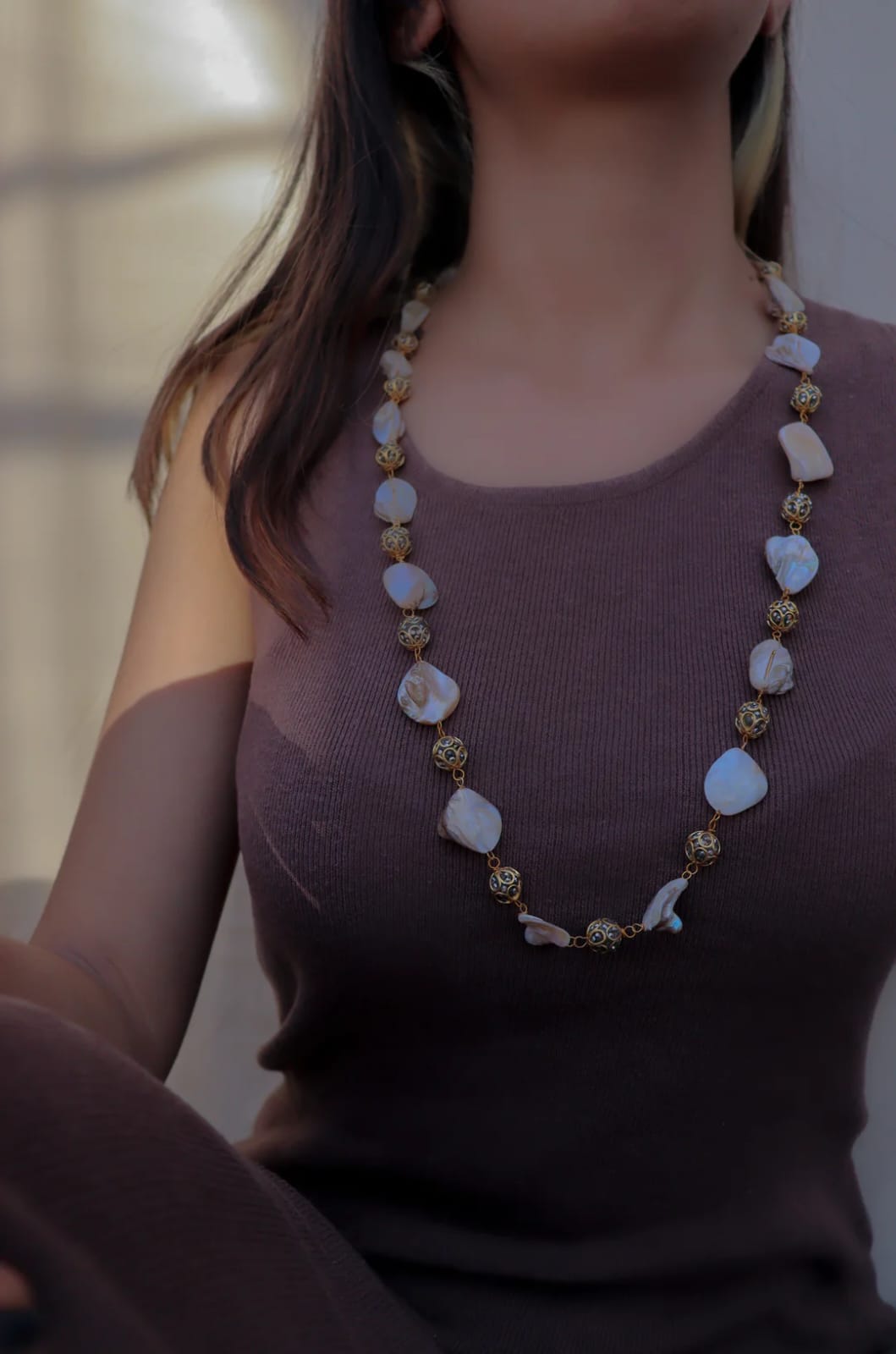 Mother Of Peral Necklace - Image 3