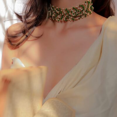 Green Peral Beads Necklace