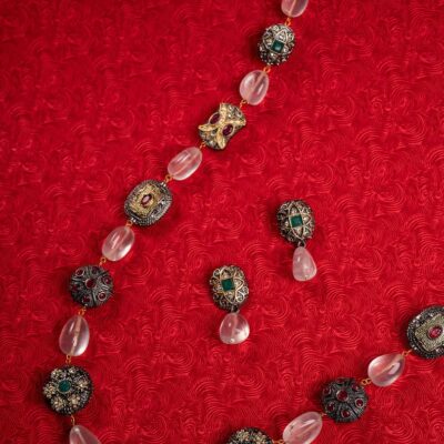 Multi Beads Long Necklace