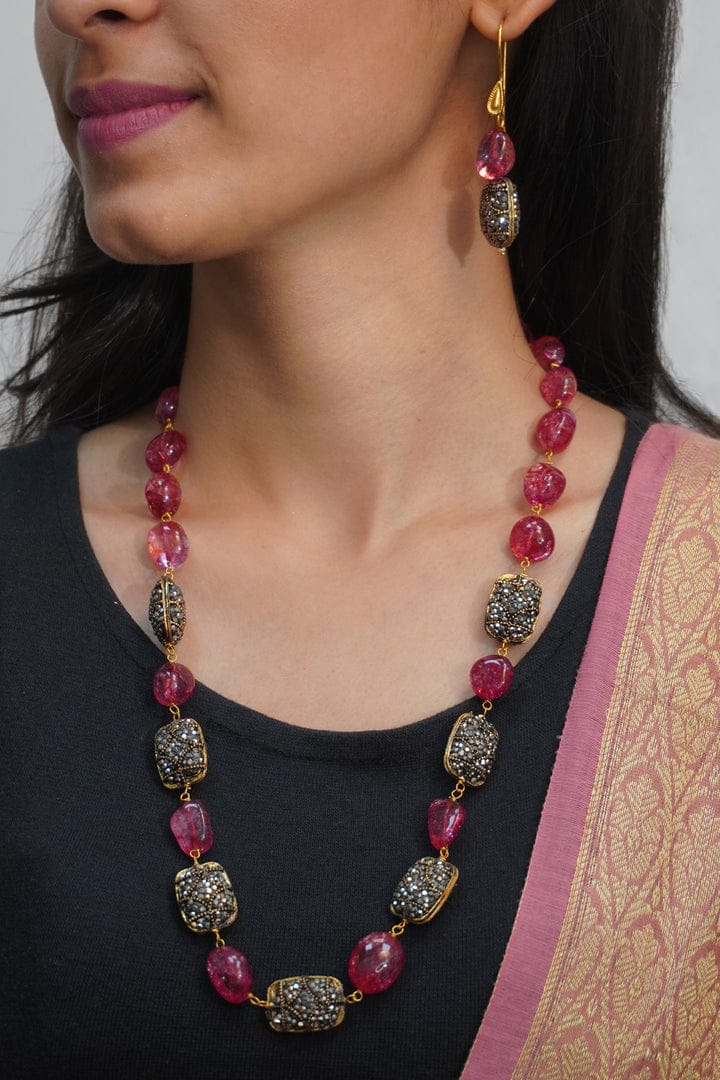 Multi Beads Long Necklace - Image 2